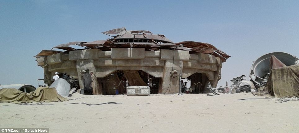 съемки фильма Звездные войны в пустыне