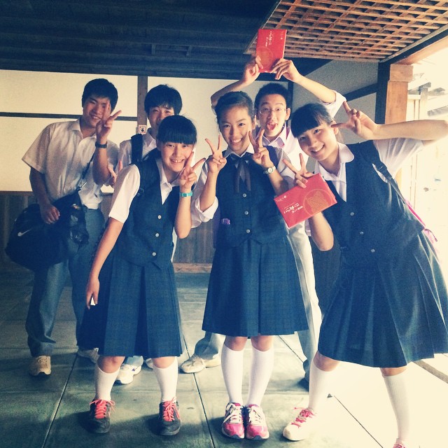 японские школьники