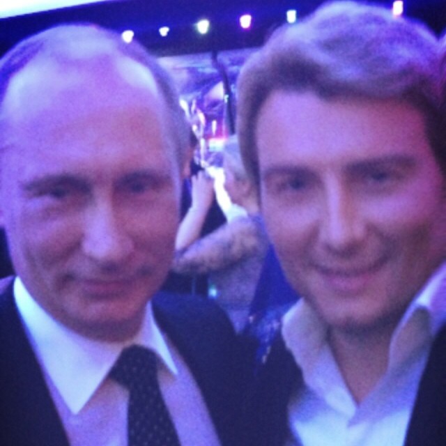 Владимир Путин и Николай Басков